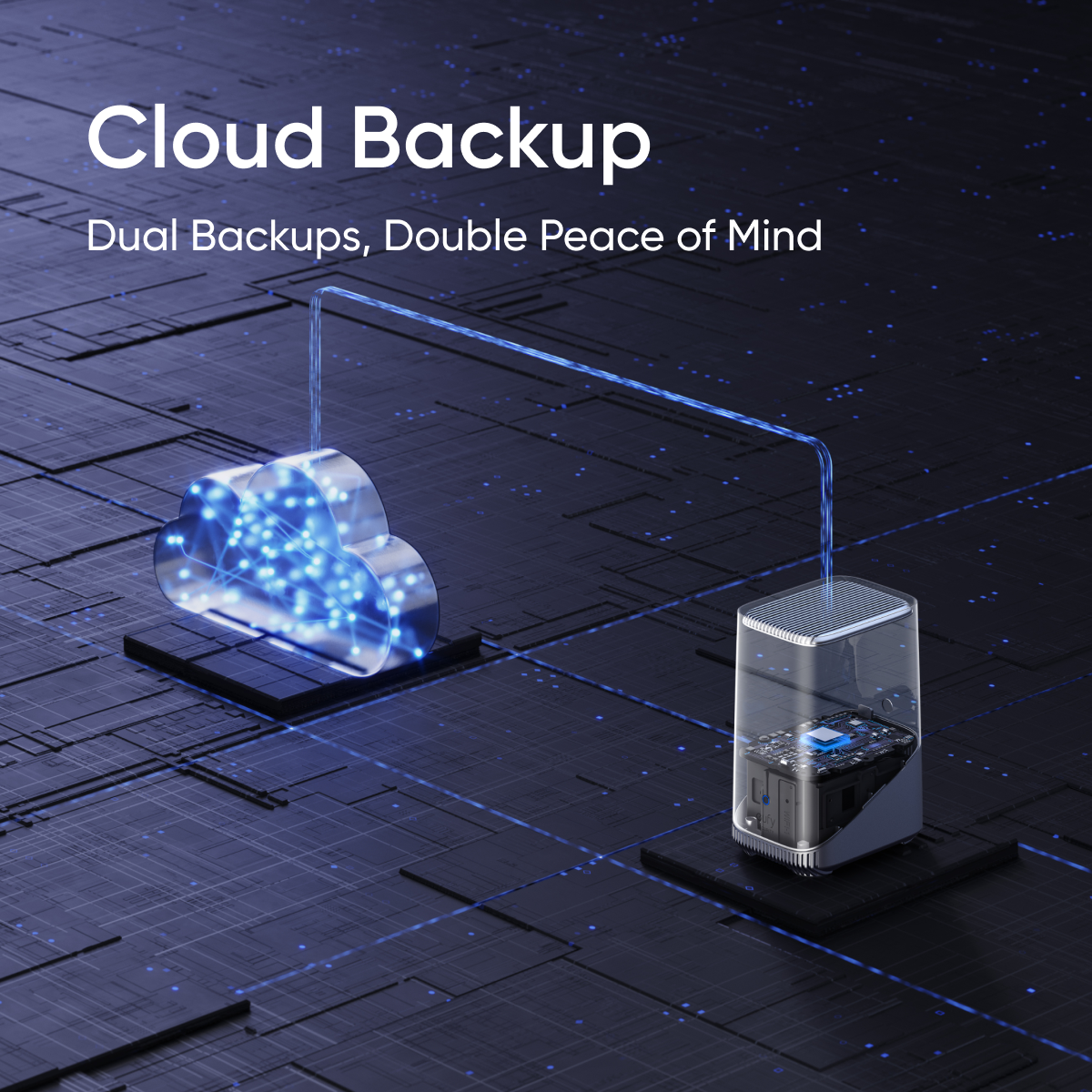 eufy Security Cloud Backup Basic Annually Service (1 device)  one-time purchase